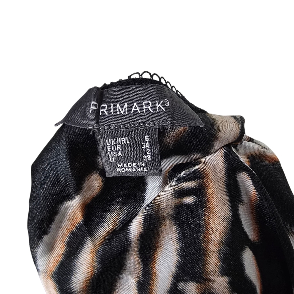 Primark Striped Slip Pull On Skirt 2 - Picture 4 of 6